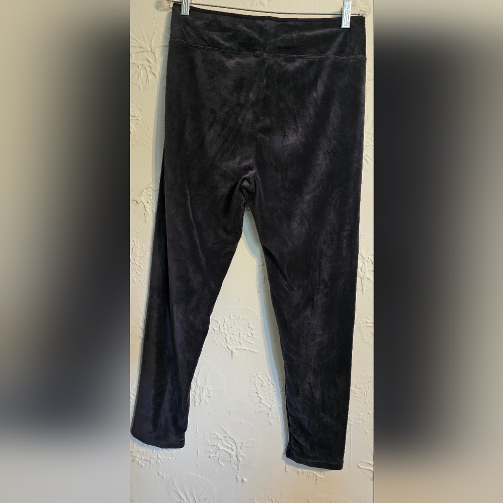 Cuddl Duds Double Plush Leggings Dark Gray - Picture 2 of 5